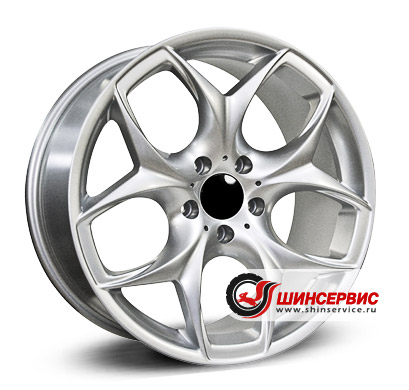 replica h r20 / 9.5j pcd 5x120 ет 40 цо 74.1 bm15h Серебристый