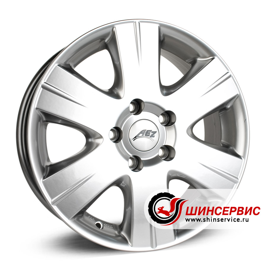 aez r16 / 6.5j pcd 5x112 ет 43 цо 70.1 quadro Серебристый