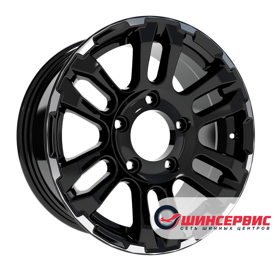 скад r16 / 7j pcd 5x139.7 ет 40 цо 98.6 тайга Черный