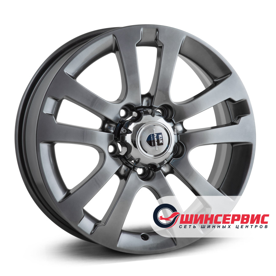 кик r18 / 7j pcd 5x139.7 ет 35 цо 108.5 сахара-patriot Антрацитовый