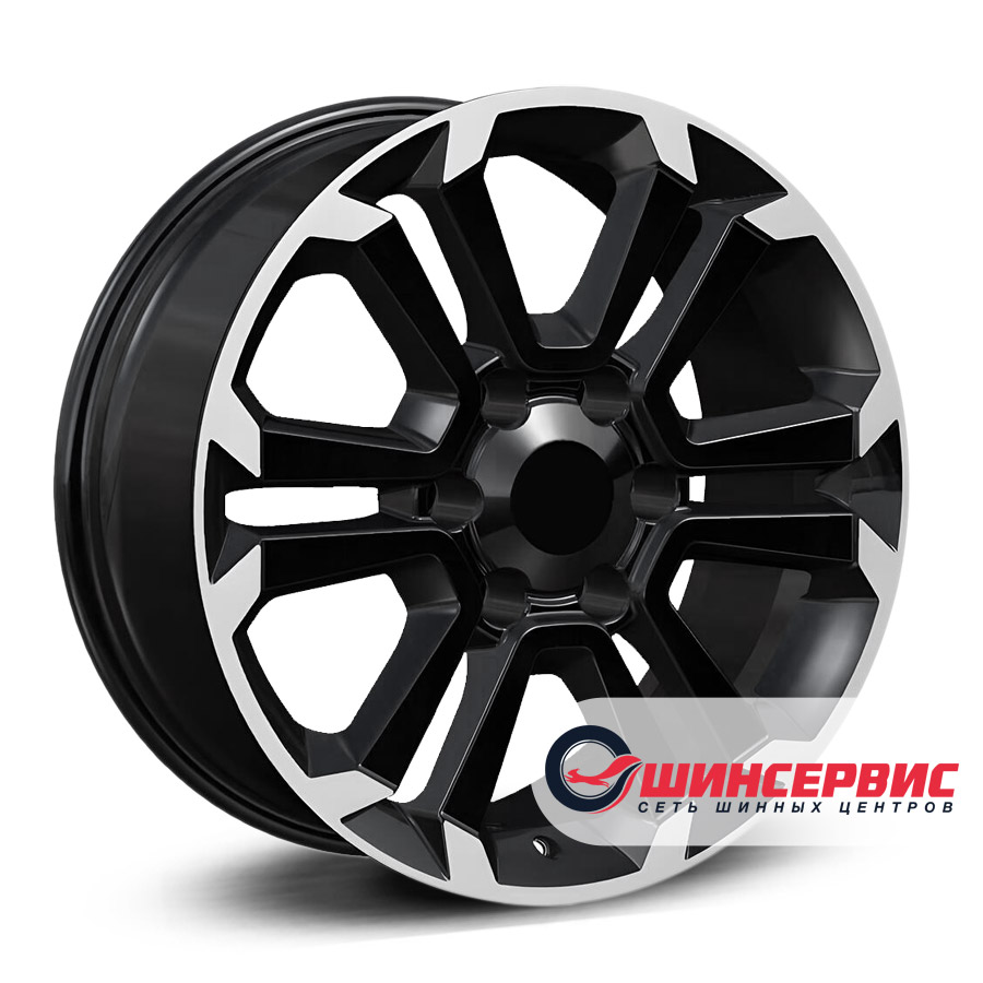 carwel r18 / 7.5j pcd 6x139.7 ет 30 цо 108.1 лиард Черный