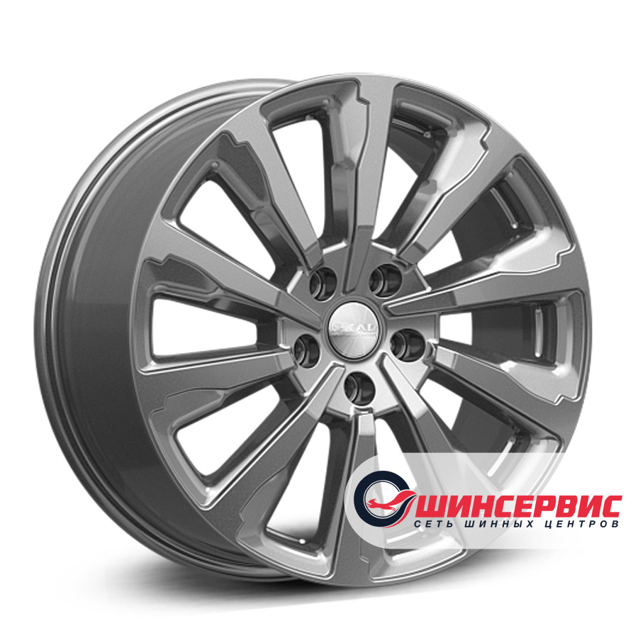 скад r18 / 8j pcd 5x115 ет 43 цо 70.2 астер Графитовый