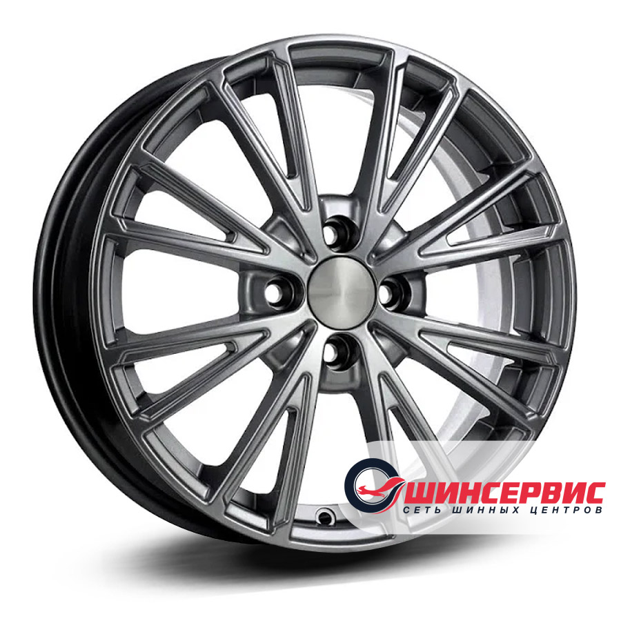 кик r16 / 6j pcd 4x108 ет 47.5 цо 63.35 меандр Антрацитовый