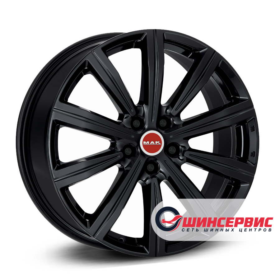 mak r20 / 8.5j pcd 5x120 ет 45 цо 65.1 birmingham Черный