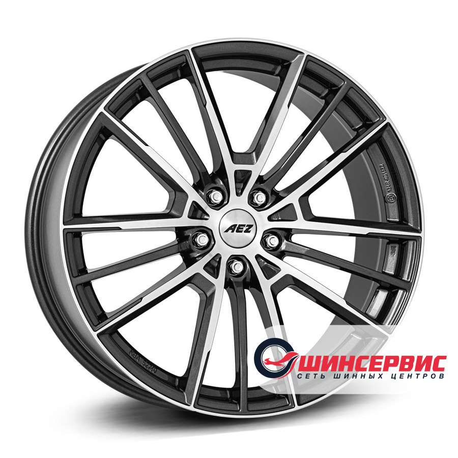 aez r18 / 8j pcd 5x108 ет 40 цо 70.1 kaiman dark Антрацитовый