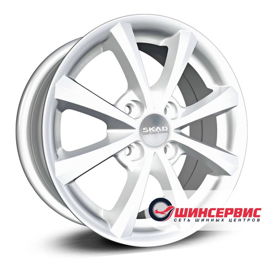 скад r13 / 5.5j pcd 4x100 ет 35 цо 67.1 каллисто Белый