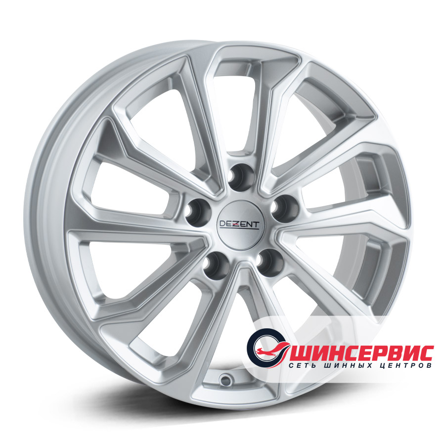 dezent r17 / 7j pcd 5x114.3 ет 40 цо 71.6 ks silver Серебристый