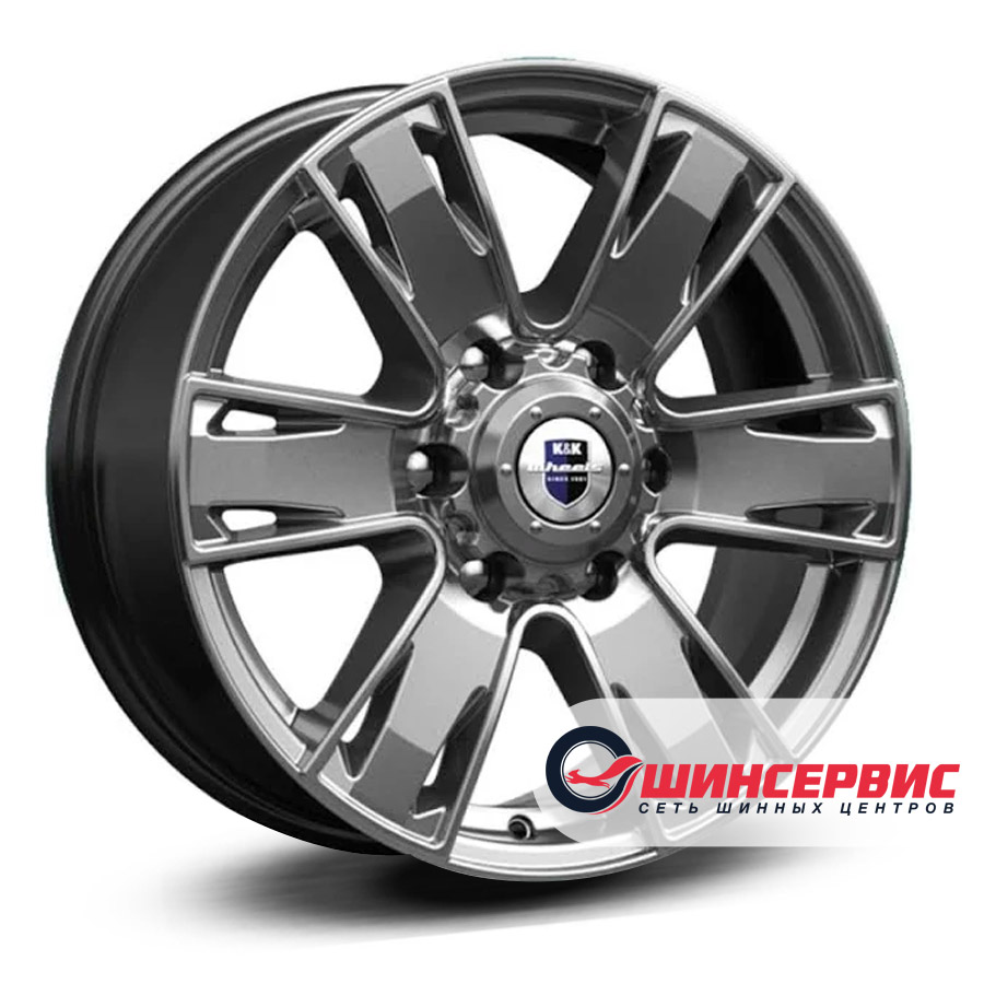 кик r17 / 7j pcd 6x127 ет 40 цо 77.9 севенна Темно