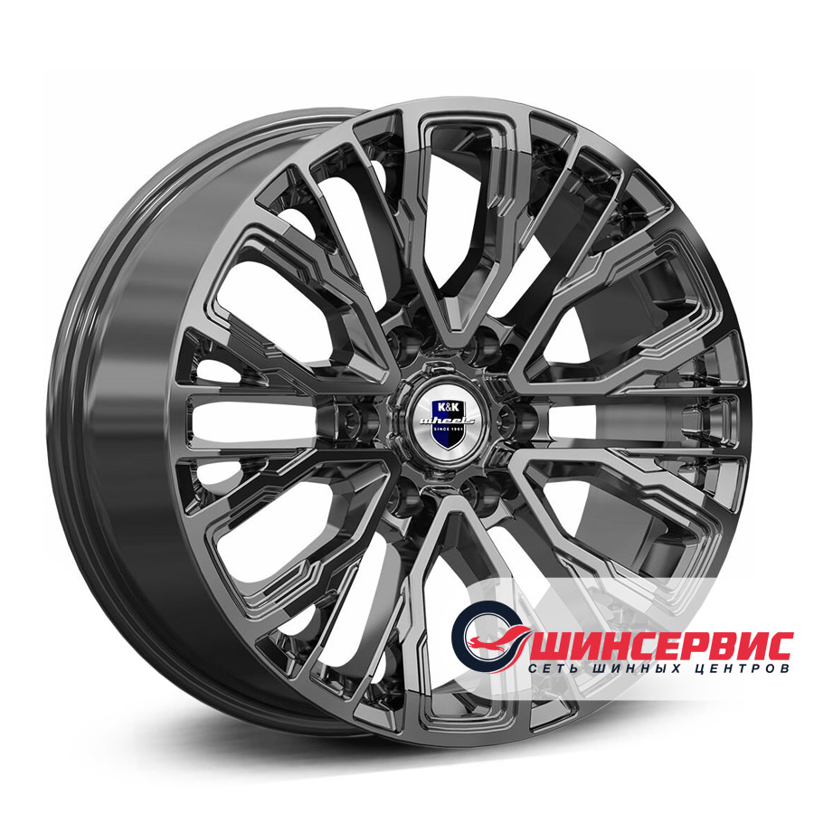 кик r19 / 8.5j pcd 6x139.7 ет 25 цо 106.1 кортес Темно