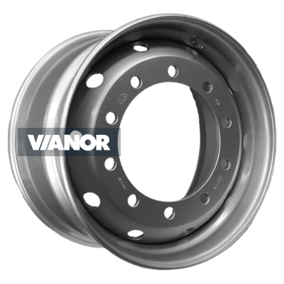11,75x22,5/10x335 et120 d281 m22 silver (gt070-01) aluminium forged