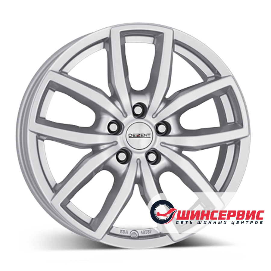 dezent r17 / 7.5j pcd 5x108 ет 48 цо 70.1 te Серебристый