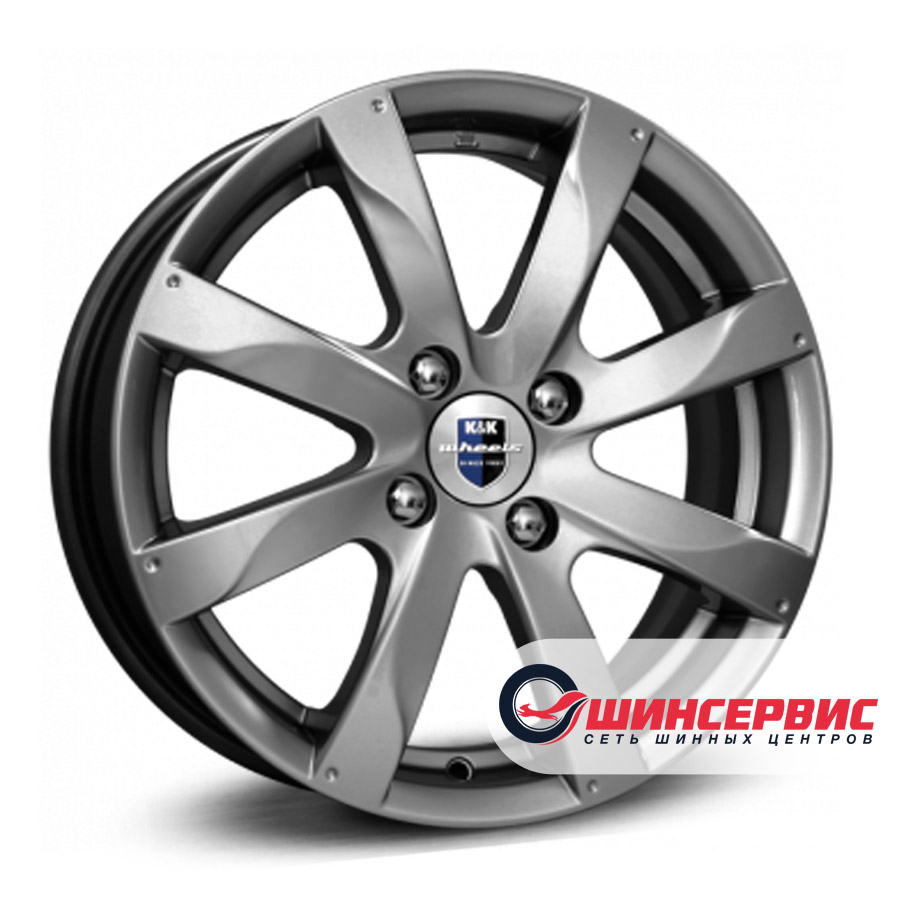 кик r14 / 5.5j pcd 4x100 ет 45 цо 56.1 джемини-оригинал Антрацитовый