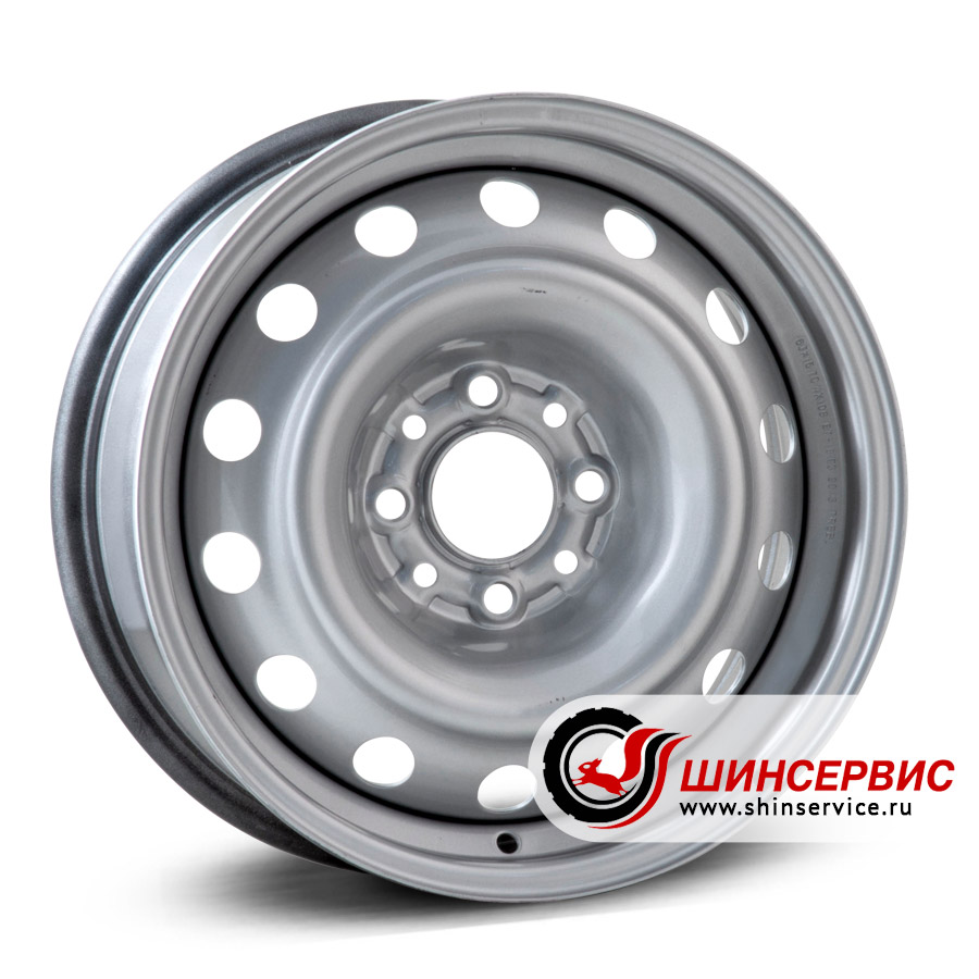 trebl r14 / 5.5j pcd 4x108 ет 34 цо 65.1 5990 Серебристый