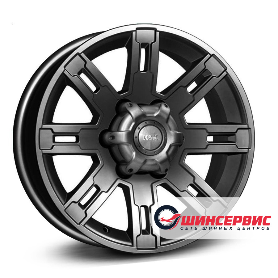 кик r16 / 7.5j pcd 6x139.7 ет 15 цо 106.1 полюс Антрацитовый