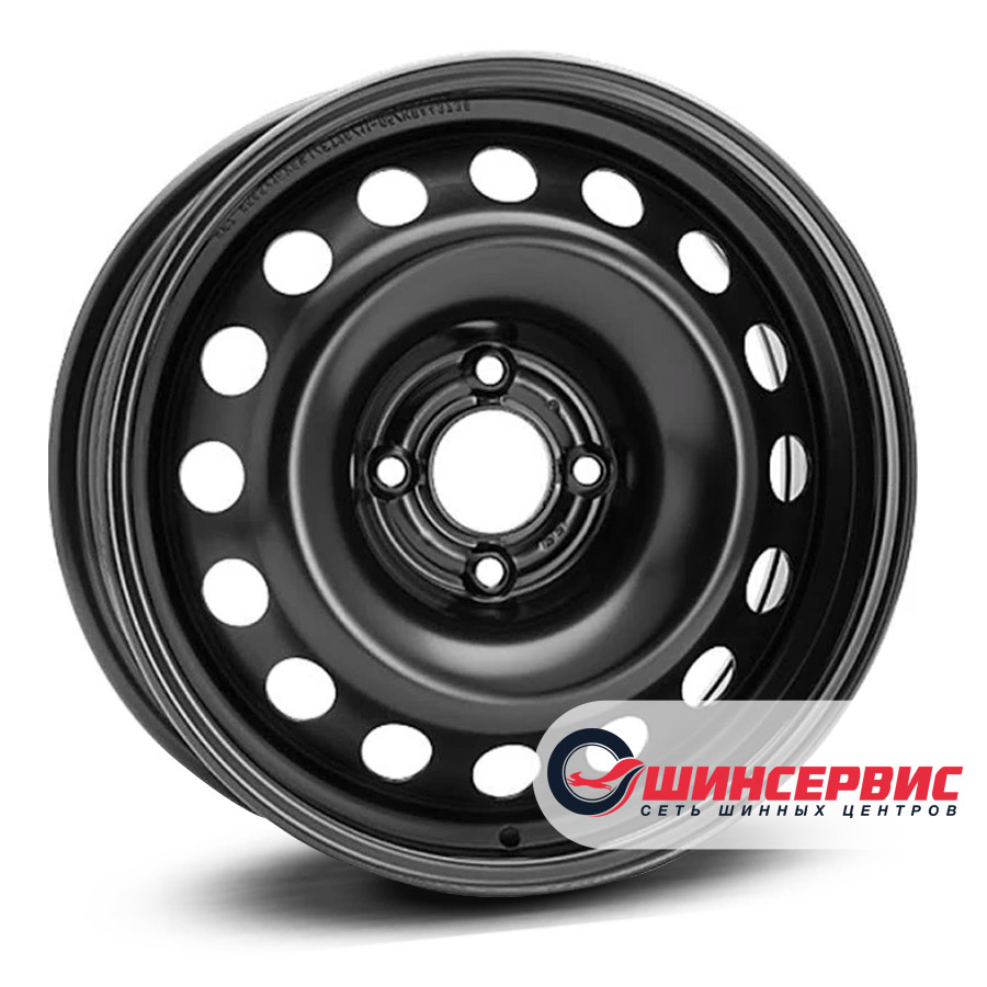 тзск r15 / 6j pcd 4x108 ет 27 цо 65.1 peugeot Черный