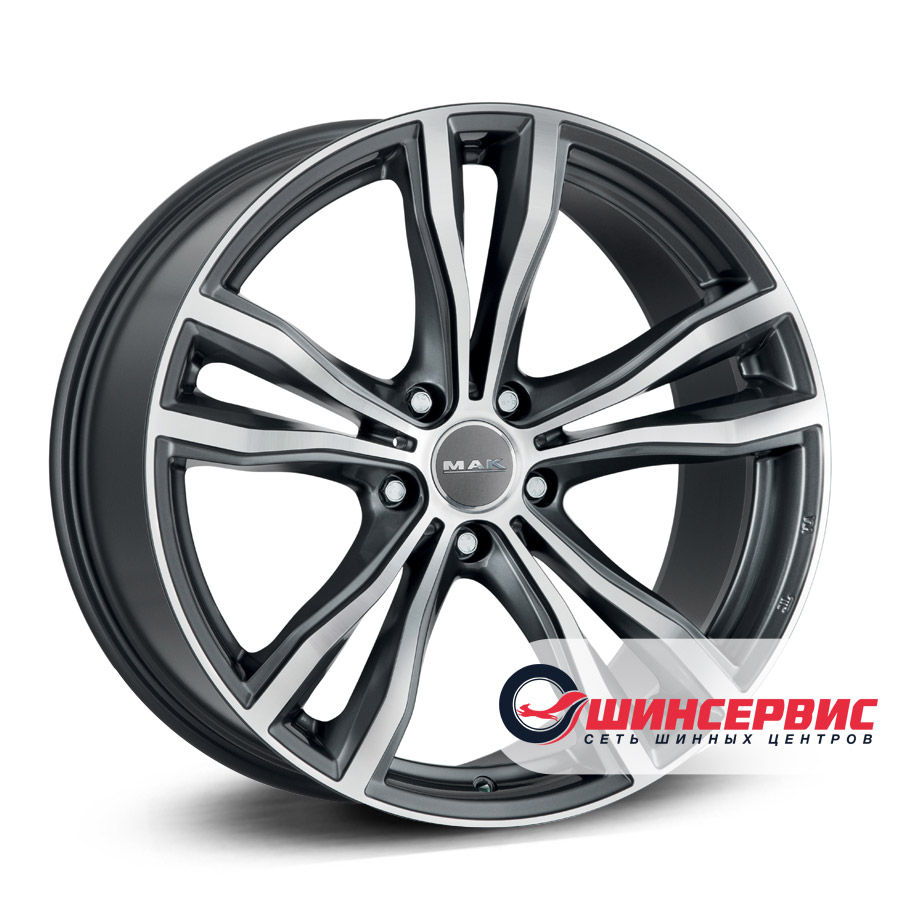 mak r21 / 11.5j pcd 5x112 ет 38 цо 66.6 x-mode Антрацитовый