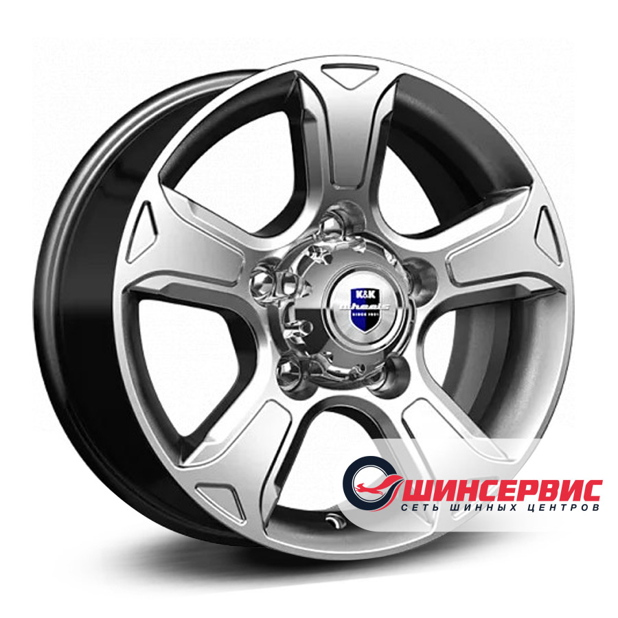 кик r16 / 7j pcd 5x139.7 ет 35 цо 98.1 атлант Антрацитовый