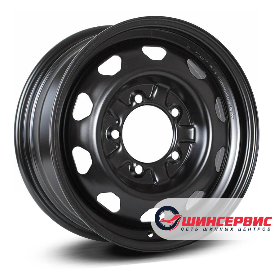 accuride r16 / 6.5j pcd 5x139.7 ет 40 цо 108.5 уаз-патриот Черный
