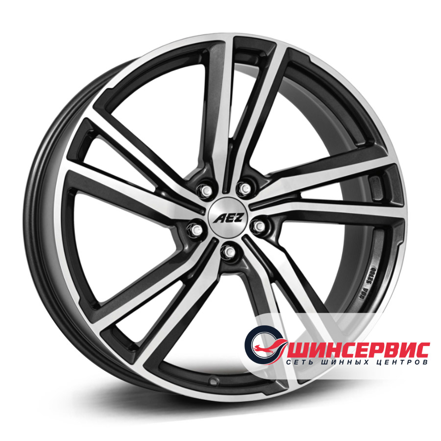 aez r19 / 8.5j pcd 5x112 ет 45 цо 70.1 north dark Антрацитовый