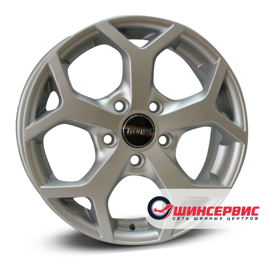 tech line r15 / 6j pcd 5x108 ет 52.5 цо 63.4 511 Серебристый