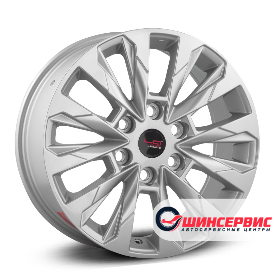 legeartis concept r18 / 8j pcd 6x139.7 ет 25 цо 106.3 ty572 Серебристый