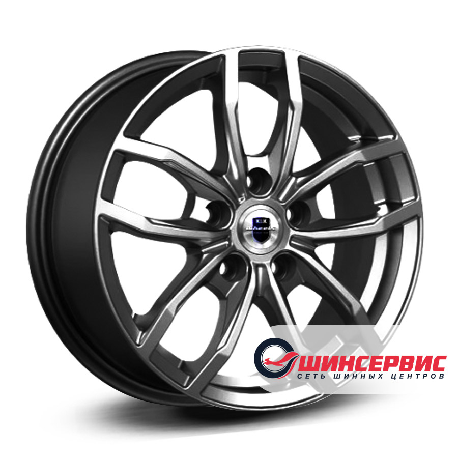 кик r15 / 6.5j pcd 5x114.3 ет 43 цо 66.1 фрост Антрацитовый