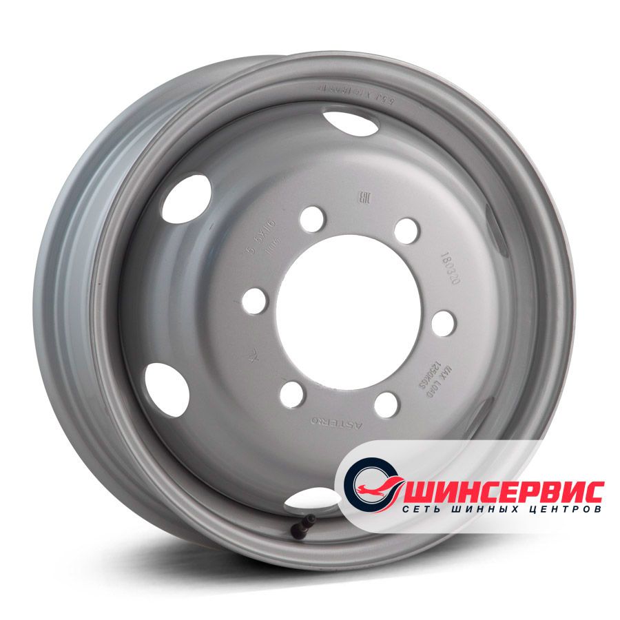 тзск r16 / 5.5j pcd 6x170 ет 105 цо 130.1 gaz3302 Серебристый