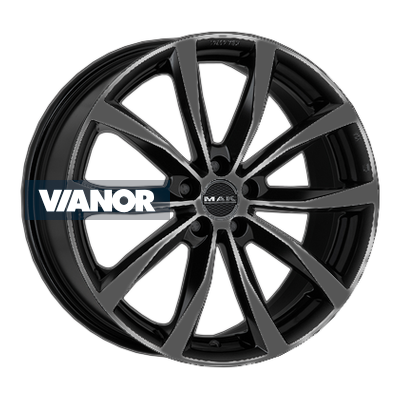 8x19/5x114,3 et40 d76 wolf gloss black