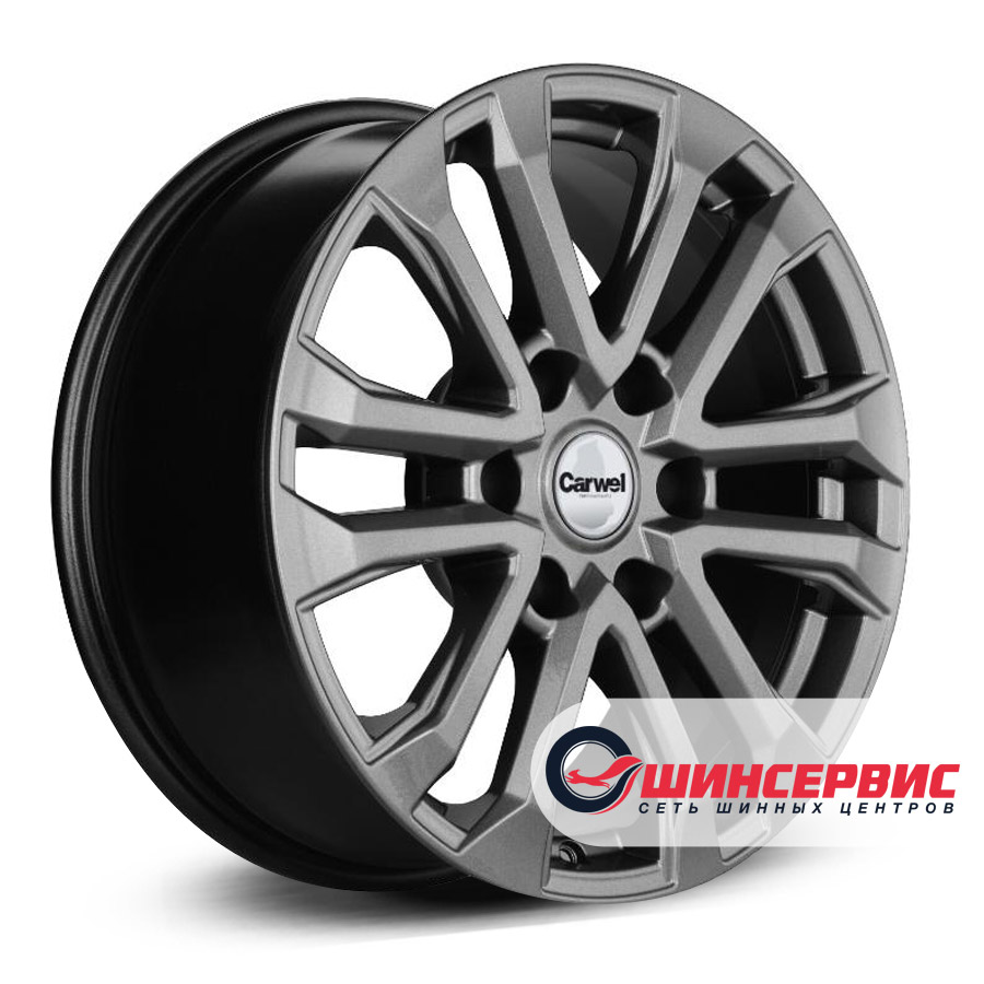 carwel r18 / 7.5j pcd 6x139.7 ет 45 цо 93.1 пур Серый