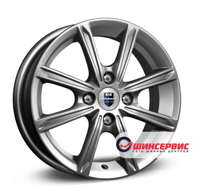 кик r14 / 5j pcd 4x100 ет 35 цо 67.1 флэш Антрацитовый