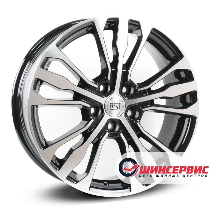 rst r18 / 7j pcd 5x114.3 ет 37 цо 66.5 r188 Черный