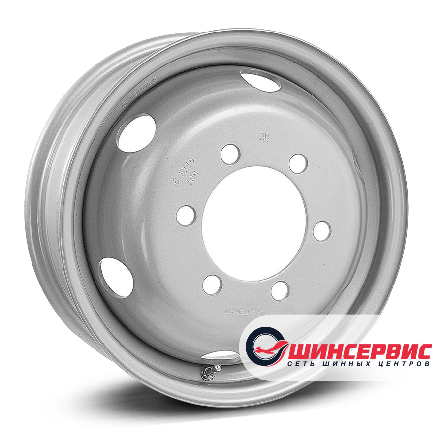 asterro r16 / 6.5j pcd 6x170 ет 106 цо 130 tc16123a Серебристый