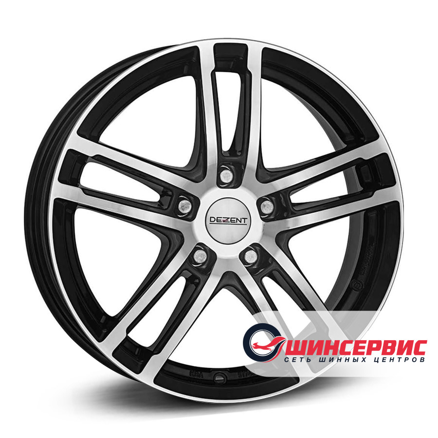 dezent r17 / 7j pcd 5x114.3 ет 40 цо 71.6 tz dark Черный