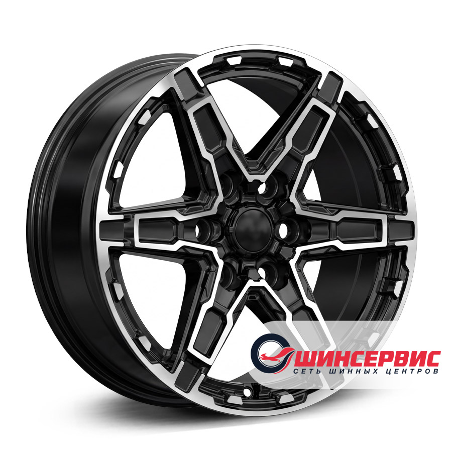 кик r18 / 8j pcd 6x139.7 ет 50 цо 93.1 дистрикт Черный