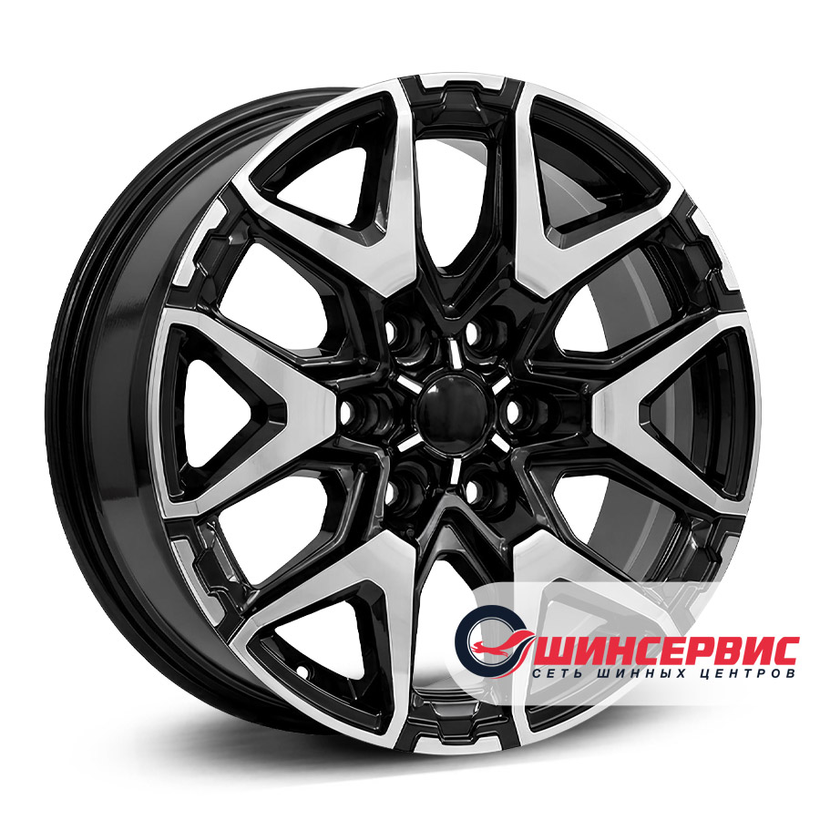 кик r18 / 7.5j pcd 6x139.7 ет 55 цо 93.1 гангут Черный