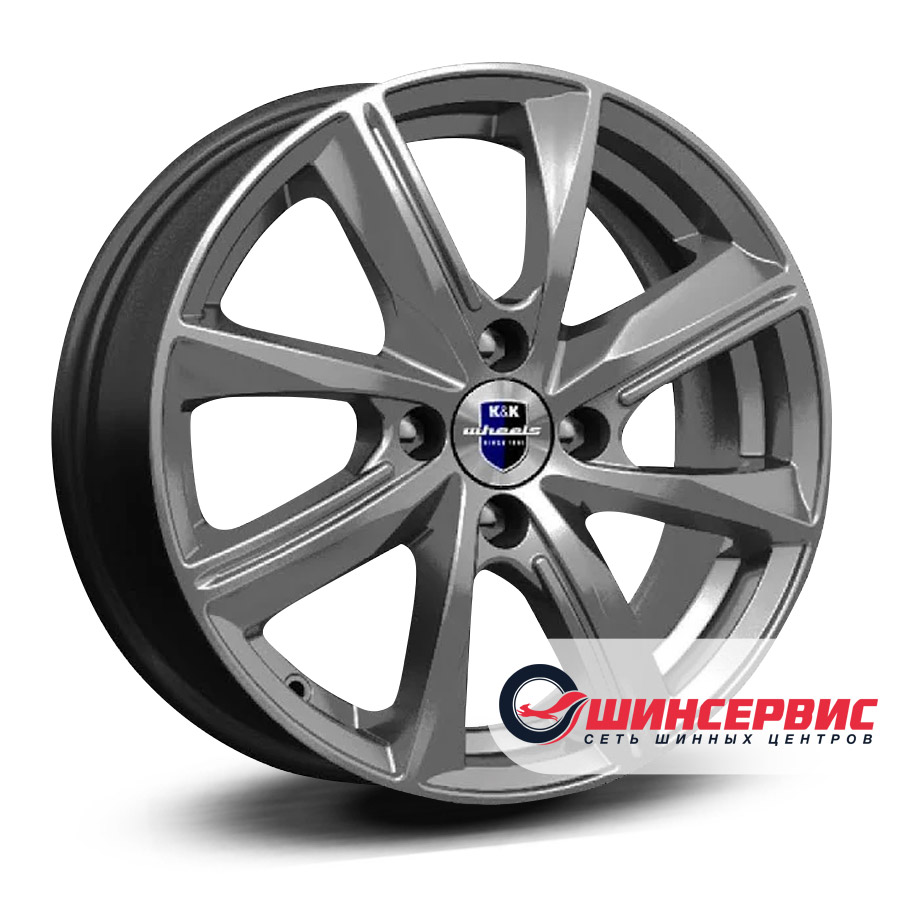 кик r17 / 7j pcd 5x115 ет 40 цо 70.2 арнар Антрацитовый