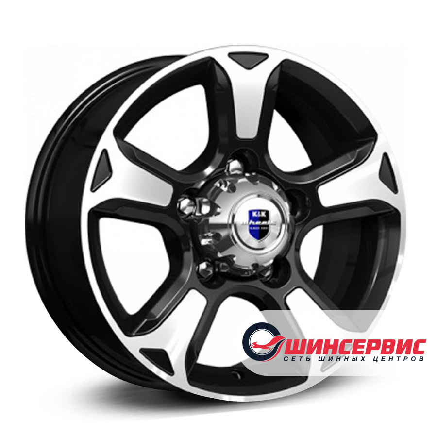 кик r16 / 7j pcd 5x139.7 ет 35 цо 98.1 атлант Черный