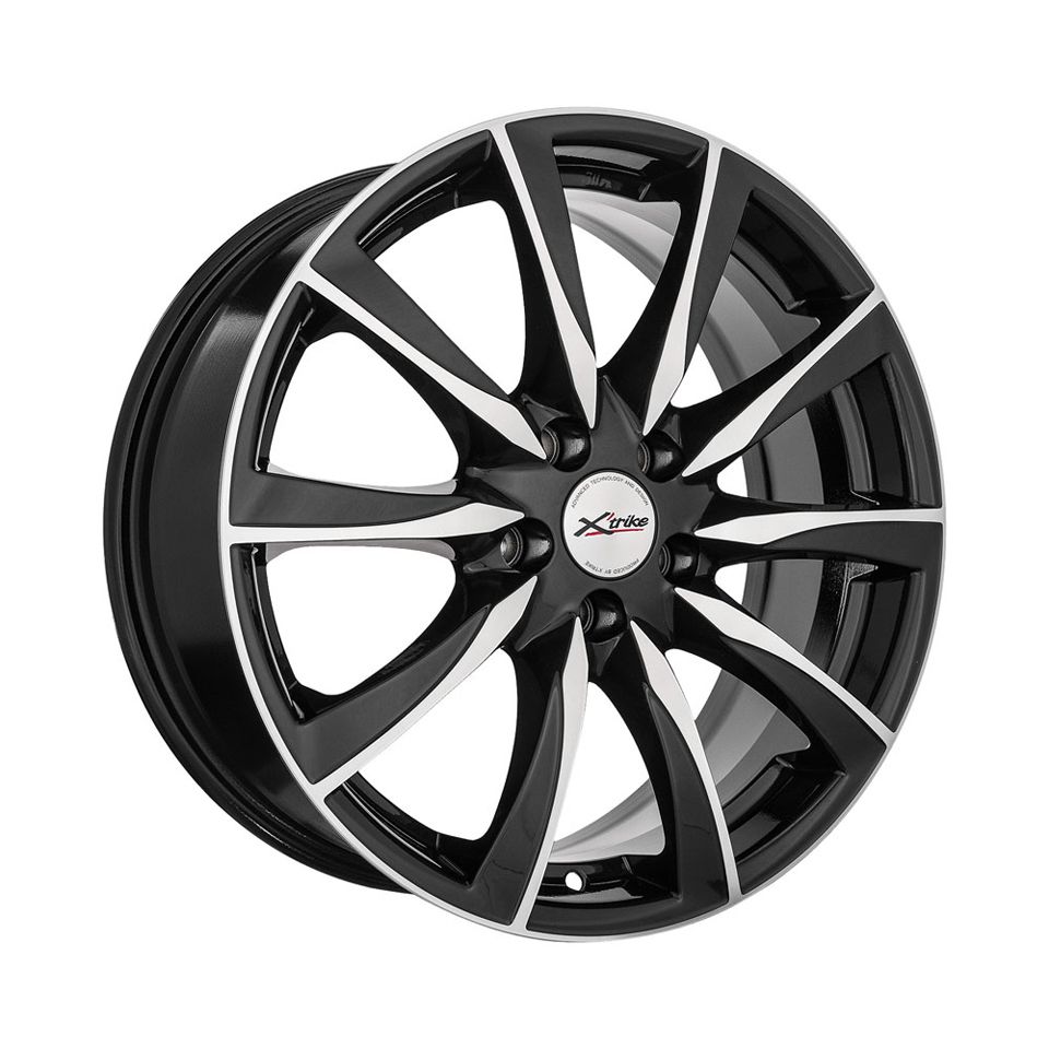 x'trike  x-120м  7,0\r17 5*105 et38  d56,6  bk/fp  [76698]